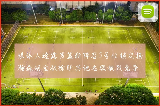 媒体人透露男篮新阵容5号位锁定杨瀚森胡金秋徐昕其他名额激烈竞争